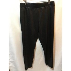 Philosophy Republic Clothing Black Faux Snakeskin Leggings Large EUC